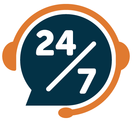 a circle with the number 24 on it | 24 7